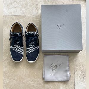 Giuseppe Zanotti Ikat Print Sneakers AUTHENTIC